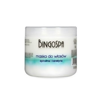 .! BINGOSPA - Maska do włosów ze spiruliną i keratyną 500ml